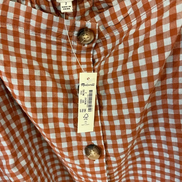 Madewell Gingham blouse - Picture 5 of 7